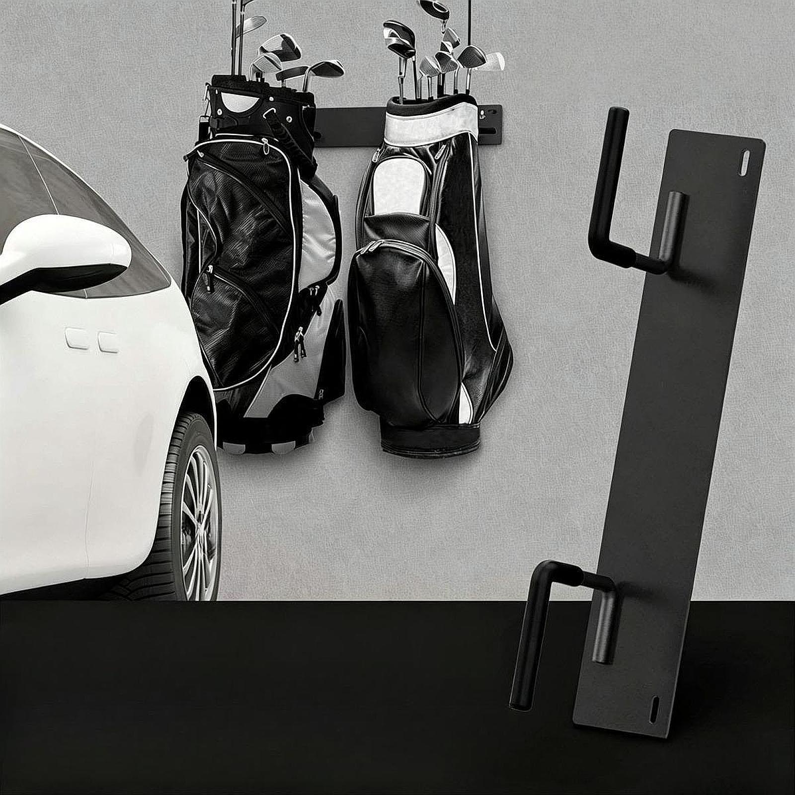 Golf Equipment Organizer For Garage - Support mural pour sac de golf,