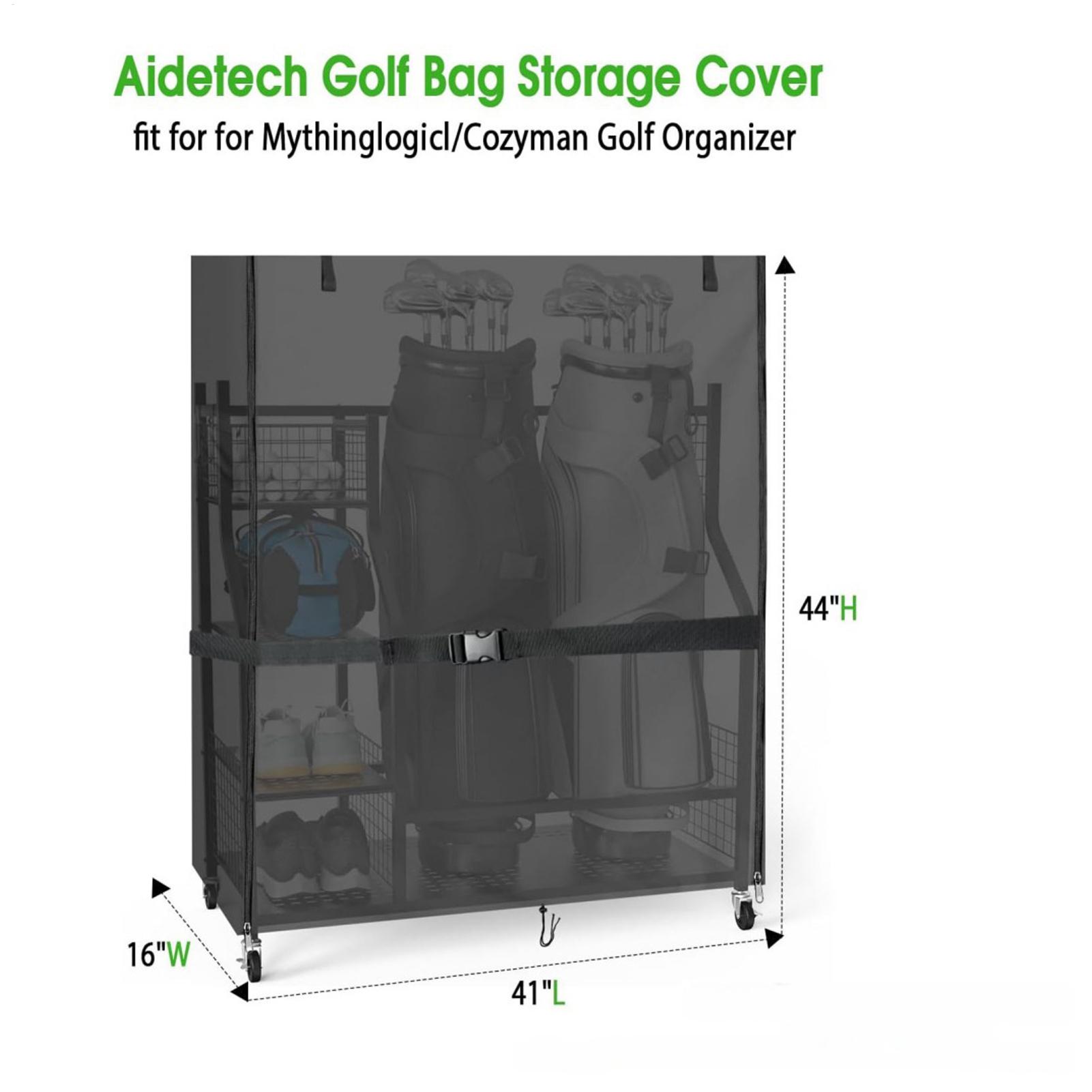 Golf Equipment Organizer For Garage - Housse de protection pour support de