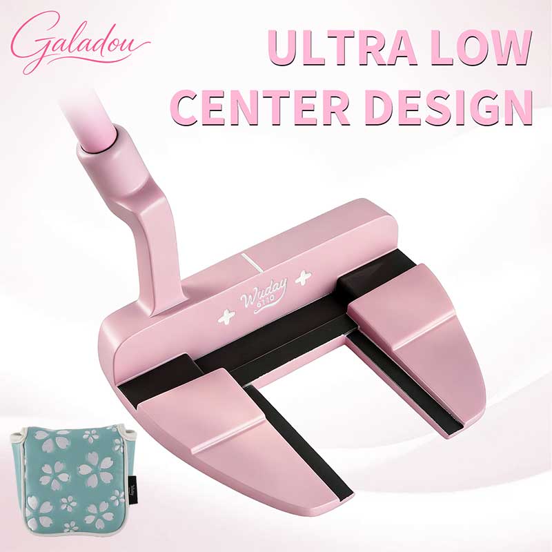 Golf Equipment Value - Putter de golf rose avec housse