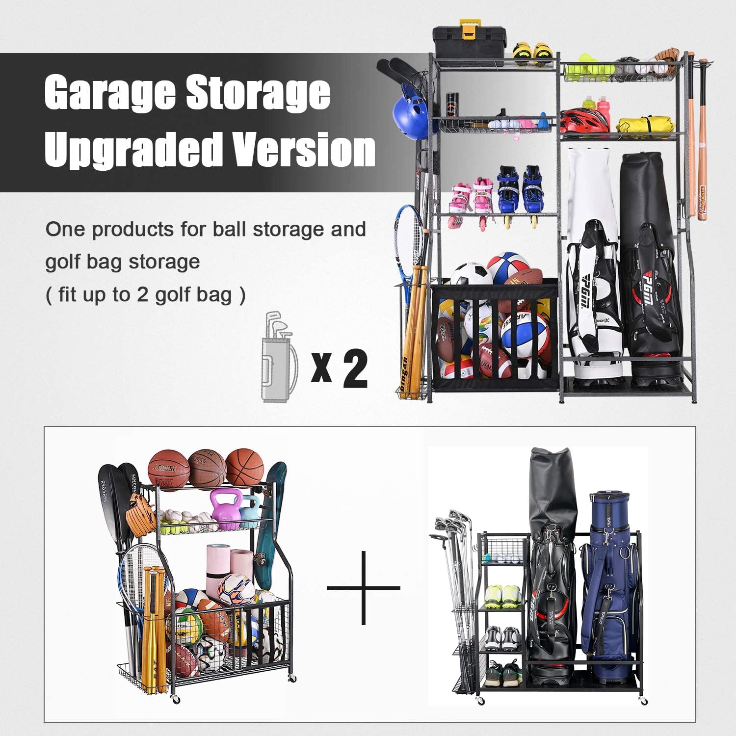 Support de rangement pour équi - Golf Equipment Organizer For Garage avis et prix