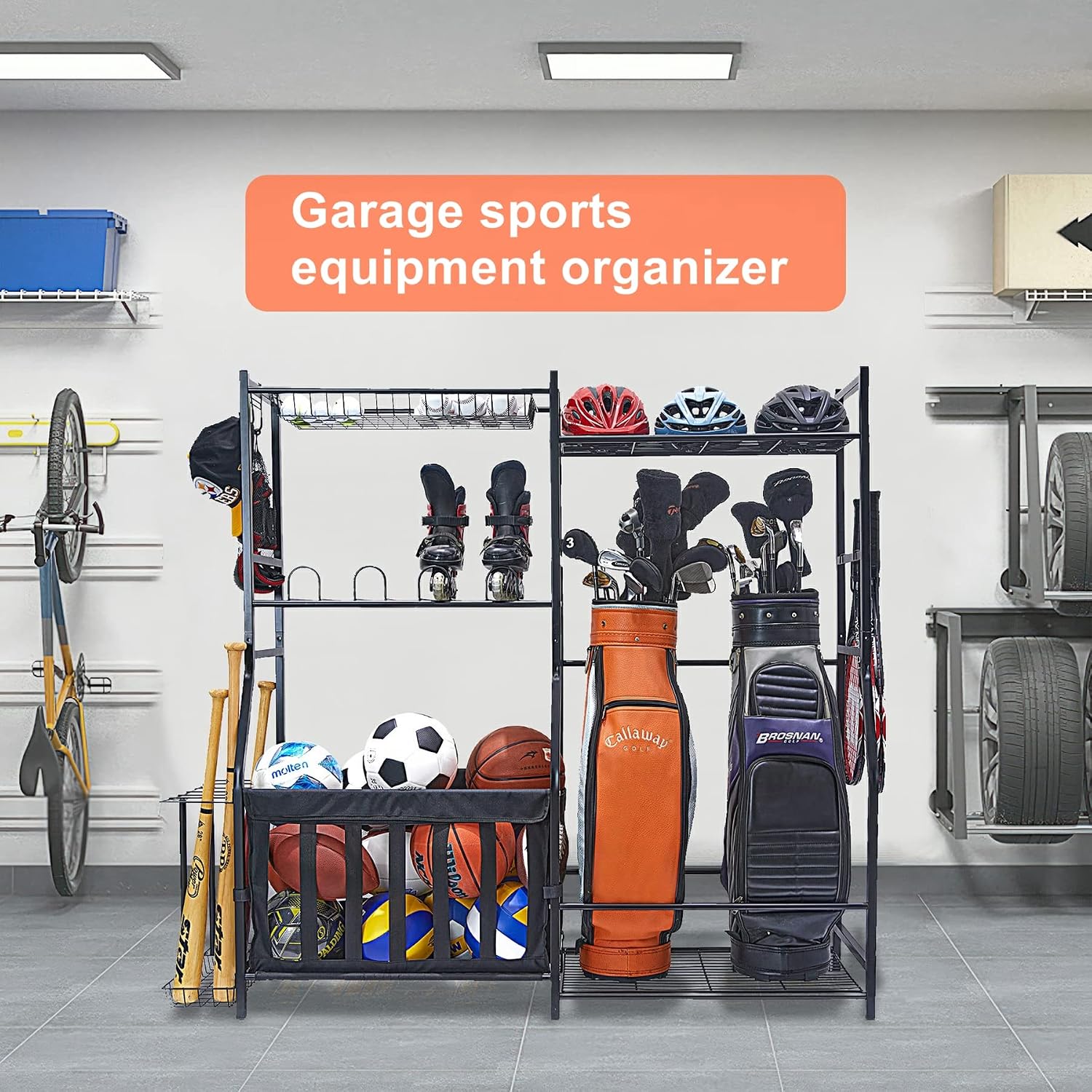 Support de rangement pour équi - Golf Equipment Organizer For Garage avis et prix