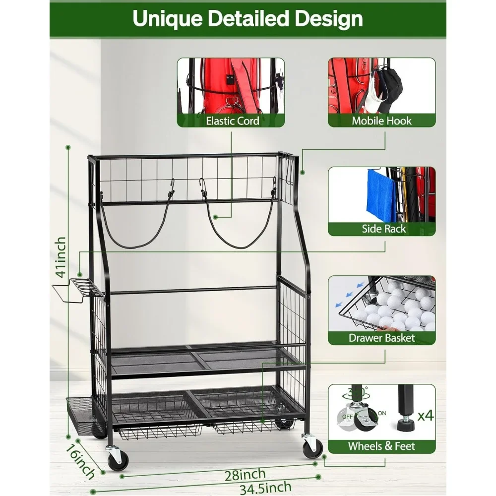 -Organisateur de Garage de sto - Golf Equipment Organizer For Garage avis et prix