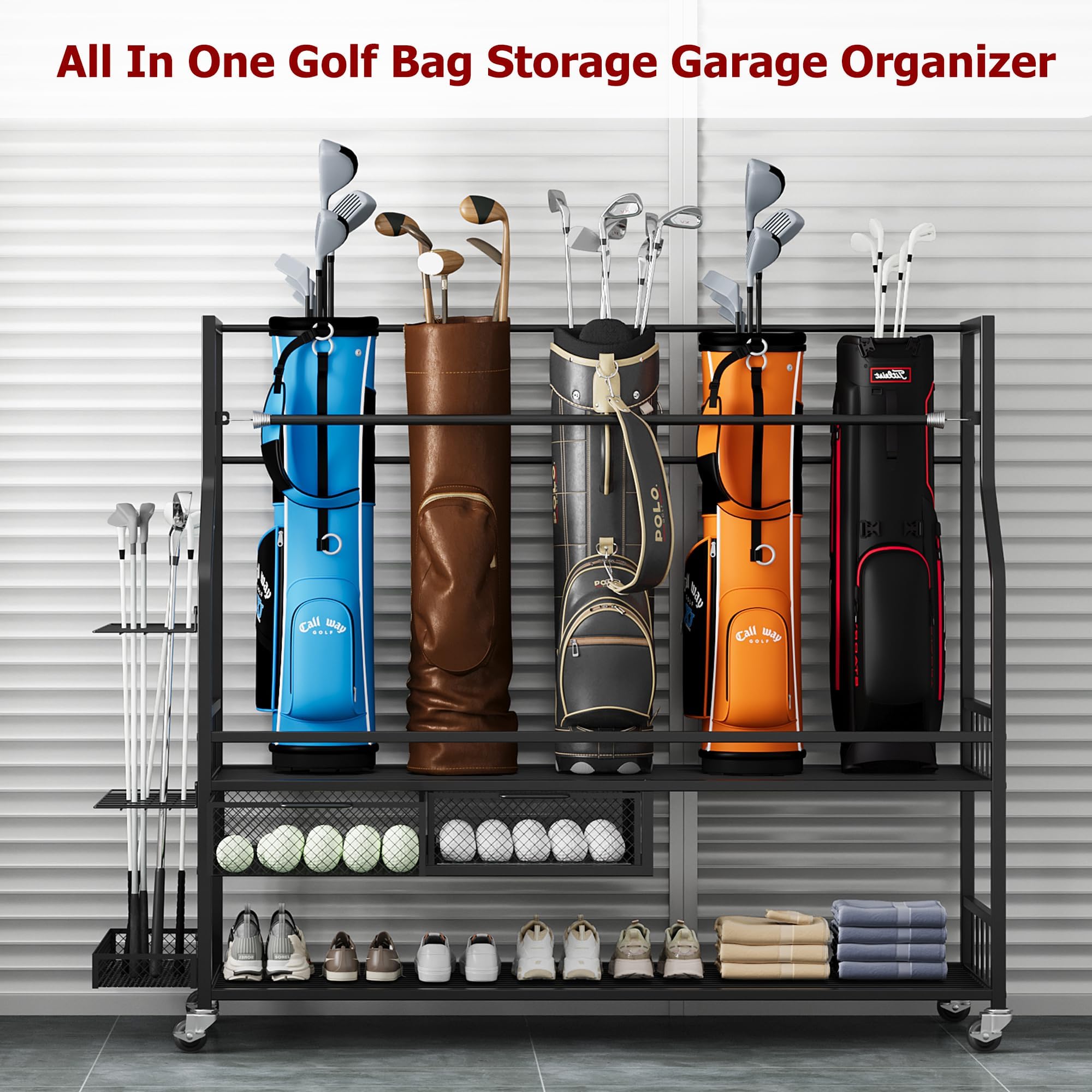 Organisateur de rangement pour - Golf Equipment Organizer For Garage avis et prix