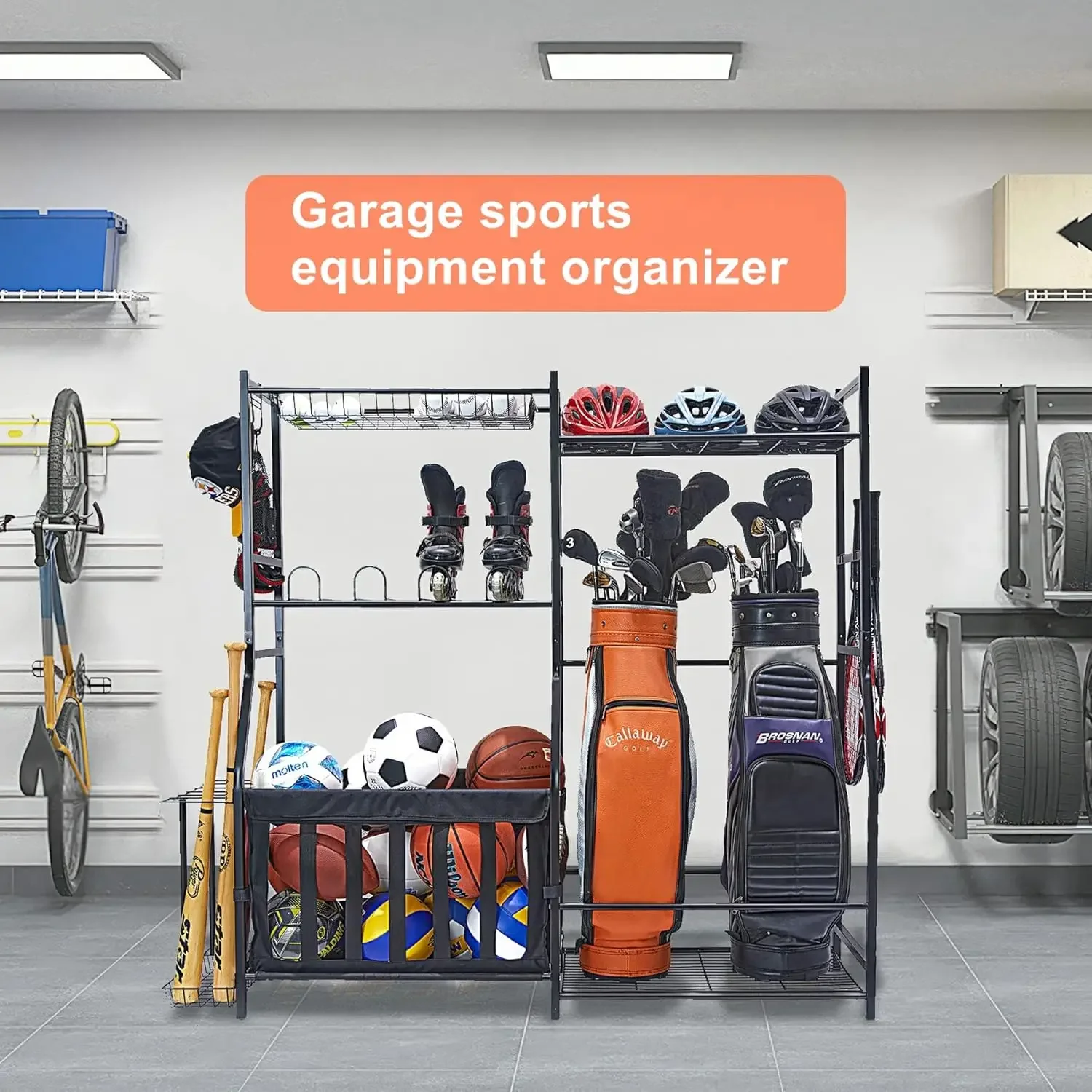 Organisateur d'équipement spor - Golf Equipment Organizer For Garage avis et prix